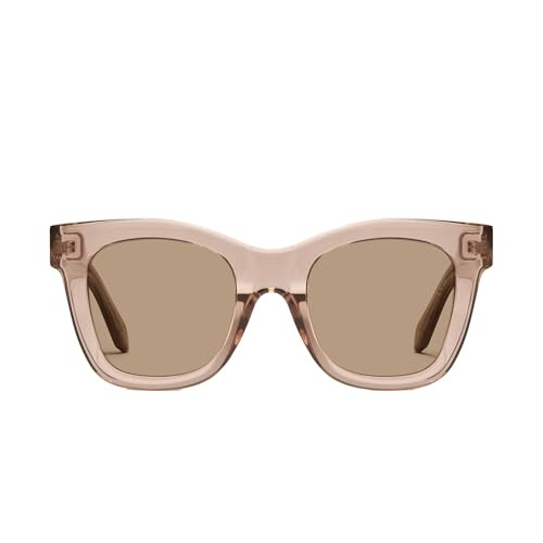 Quay - Women's Sunglasses, Oversized Square Lenses with UV Protection (After Hours, Crystal Doe/Tan) | Amazon (US)