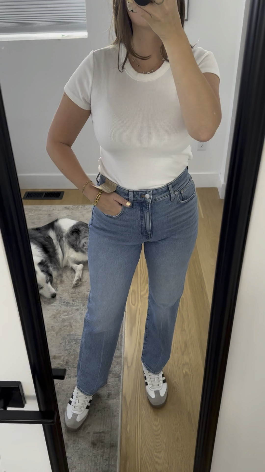 Madewell The Curvy 90's Straight Cowboy Crease Rondel. Size 28

#LTKVideo #LTKMidsize #LTKxMadewell
