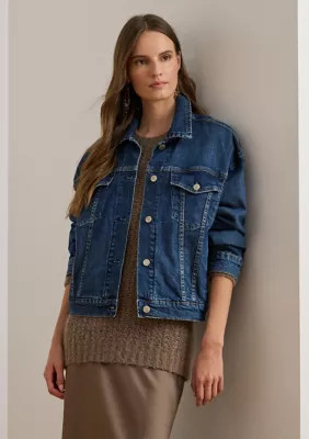 Lauren Ralph Lauren Women's Denim Trucker Jacket | Belk