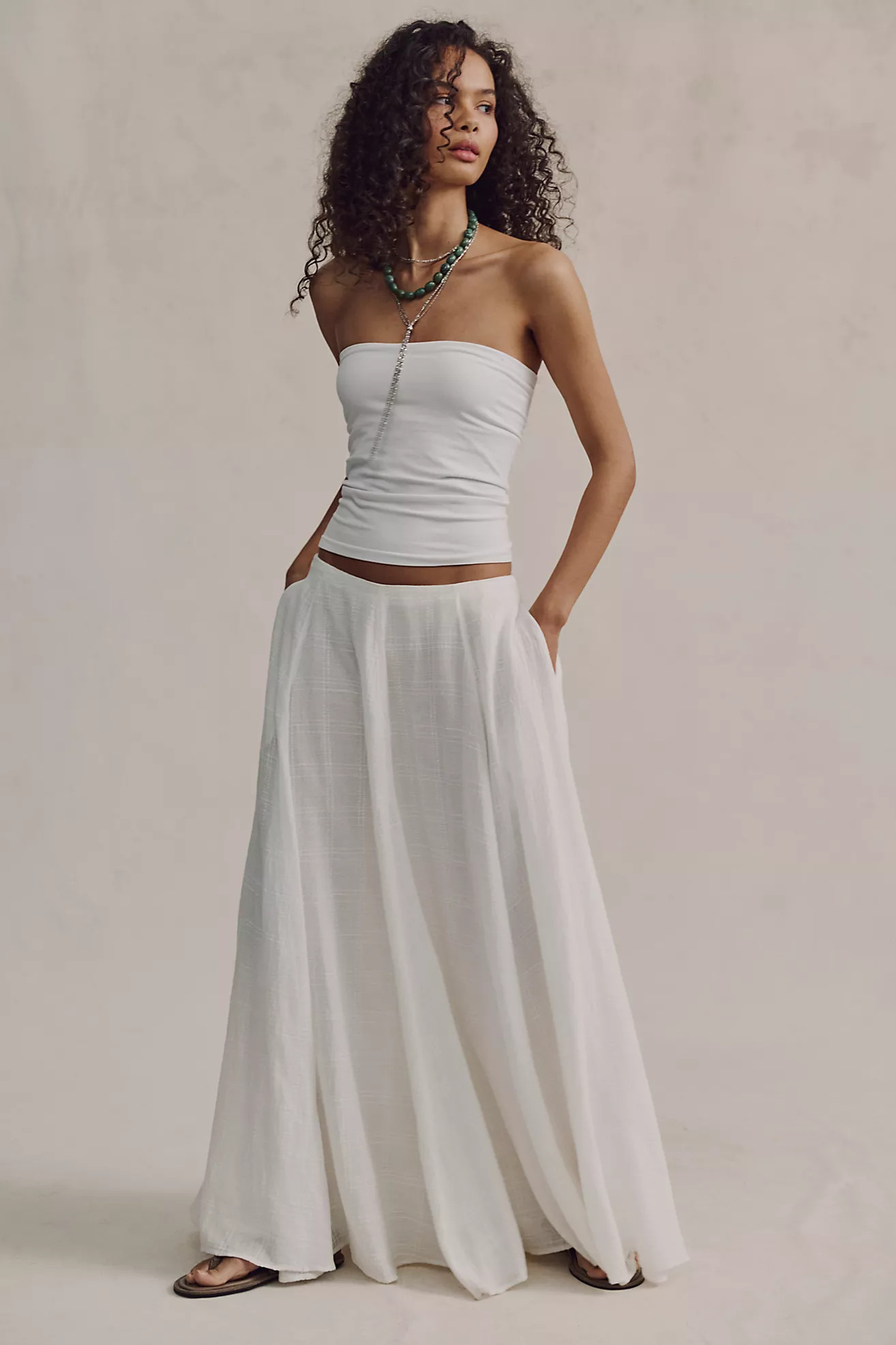 Ives Solid Maxi Skirt | Free People (Global - UK&FR Excluded)