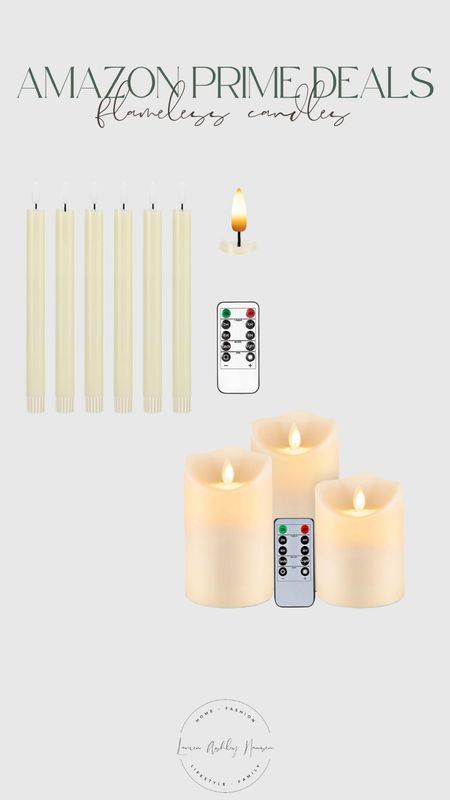 Just ordered these flameless taper candles for Amazon prime early access sale! 

#LTKHoliday #LTKsalealert #LTKhome