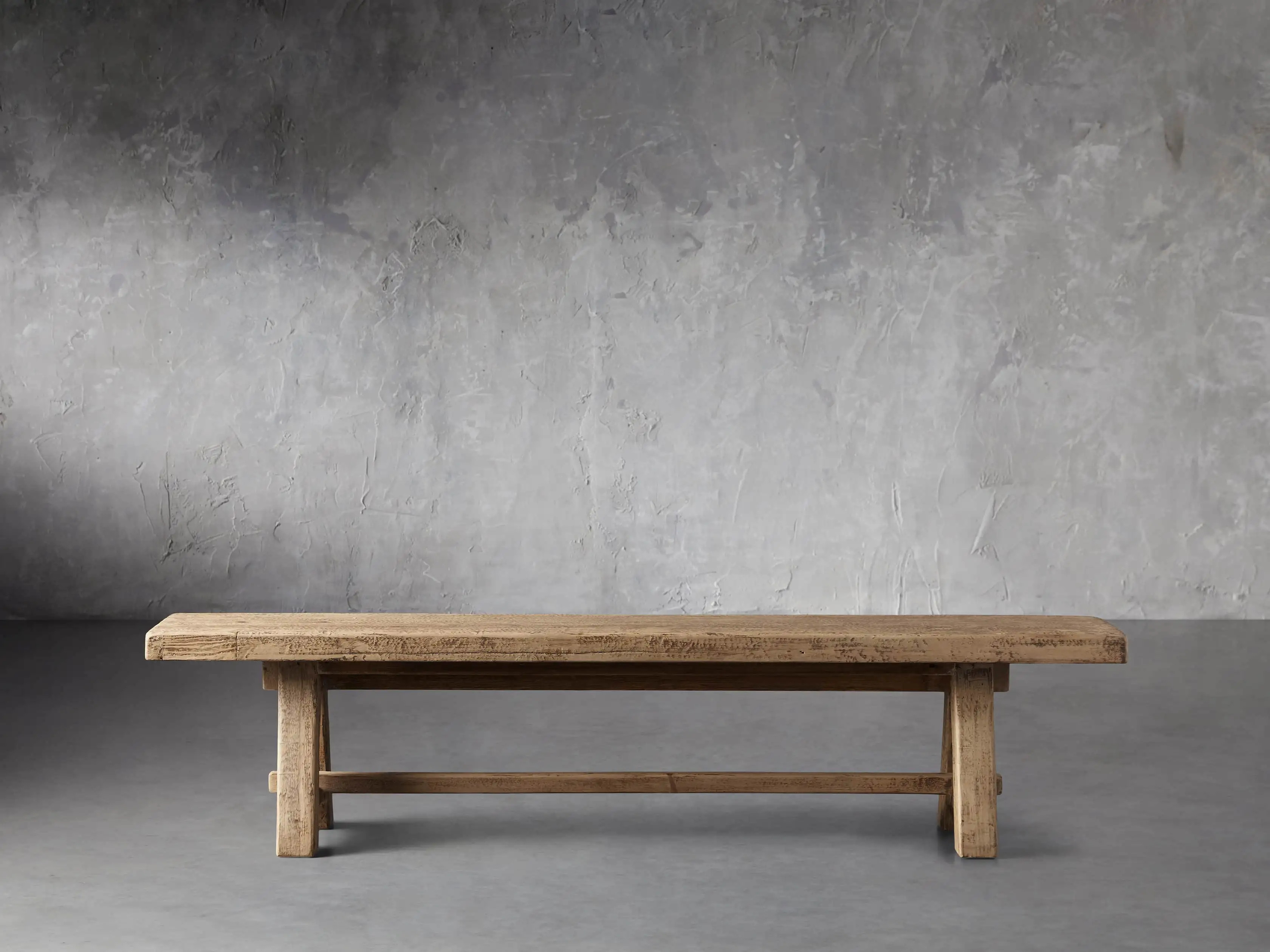 Jilin Pine Bench | Arhaus