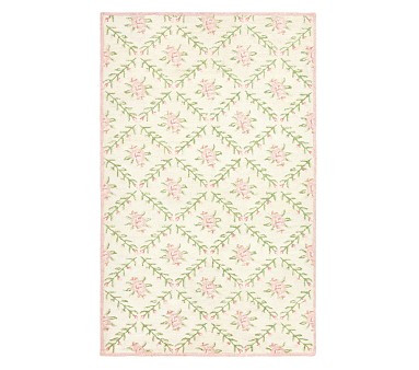 Rose Trellis Rug | Pottery Barn Kids