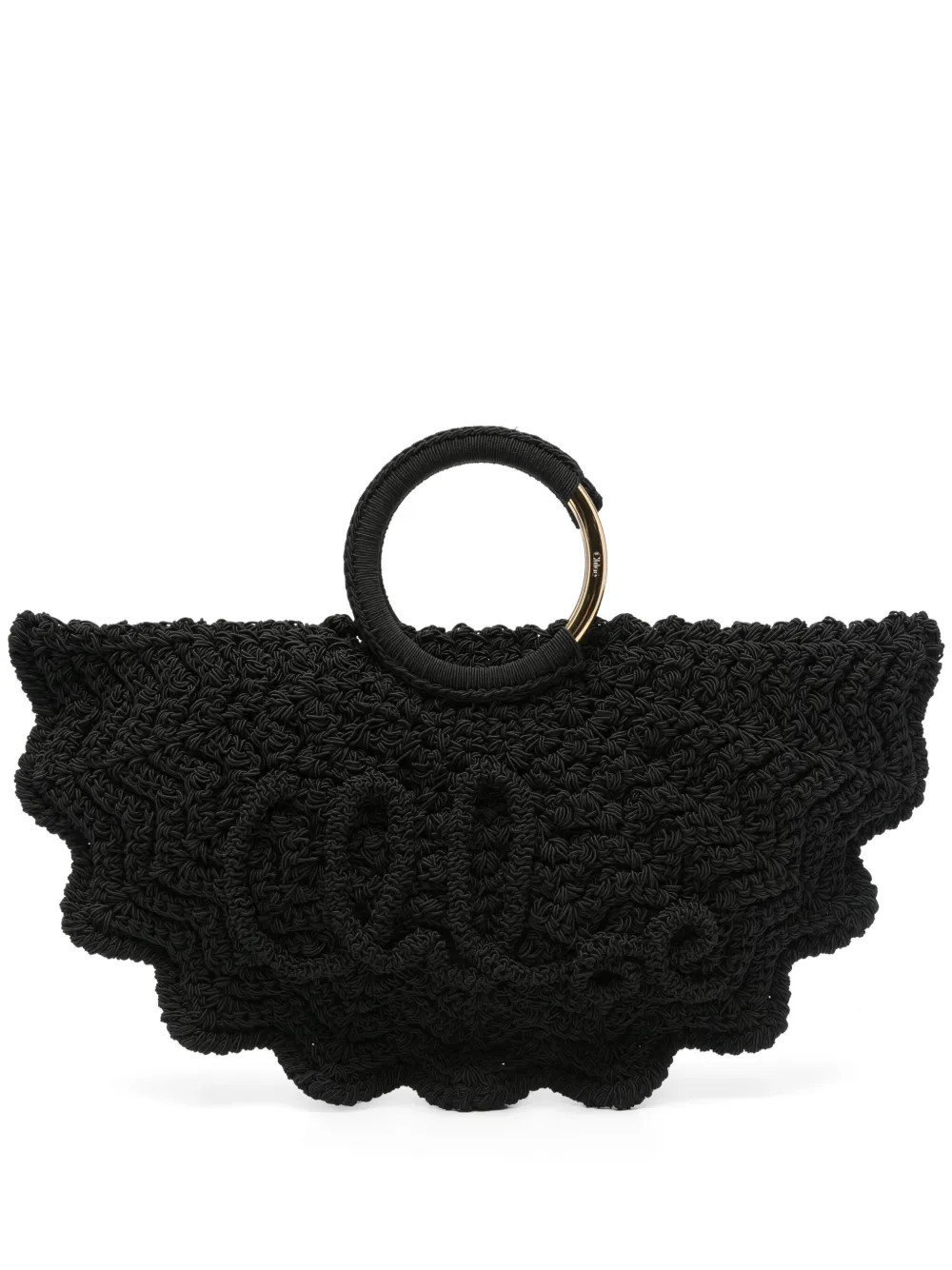 Chloé small Bracelet Paravent tote bag - Black | Farfetch Global