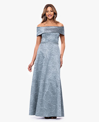 Women's Off-The-Shoulder Ball Gown | Macy's