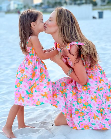Sale alert!!! These mom my and me dresses are a fave and they just went on major sale!!! I’m wearing an XS and Charli is in a 2T. We love the floral print and the ruching on the top! 

#LTKsalealert #LTKfamily #LTKunder50