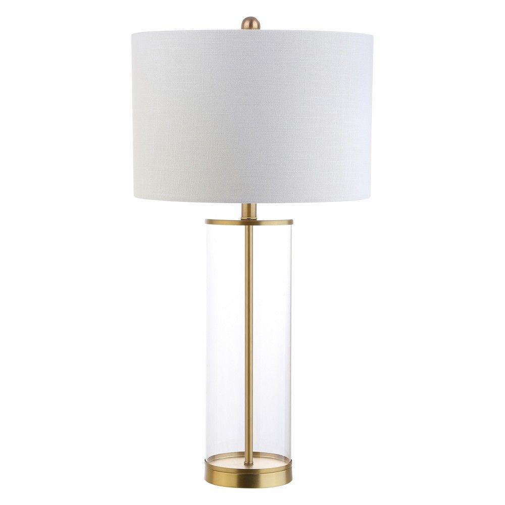 29.25 Collins Glass Led Table Lamp Clear (Includes Energy Efficient Light Bulb) - Jonathan Y | Target