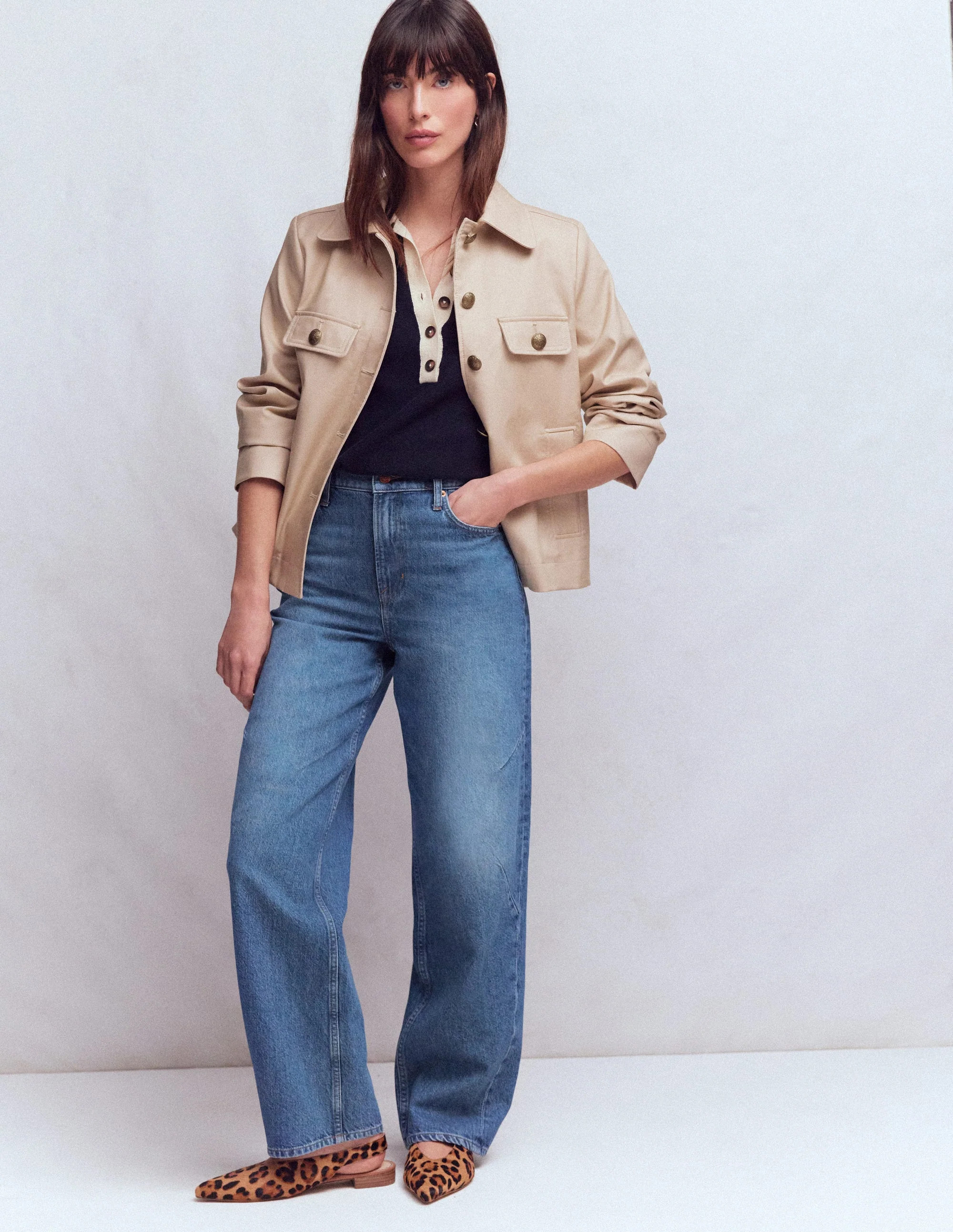 Barrel Jeans-Mid Vintage | Boden (US)