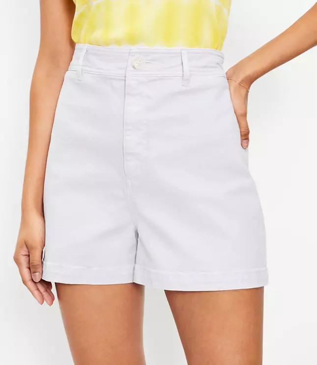Welt Pocket Denim Shorts | LOFT