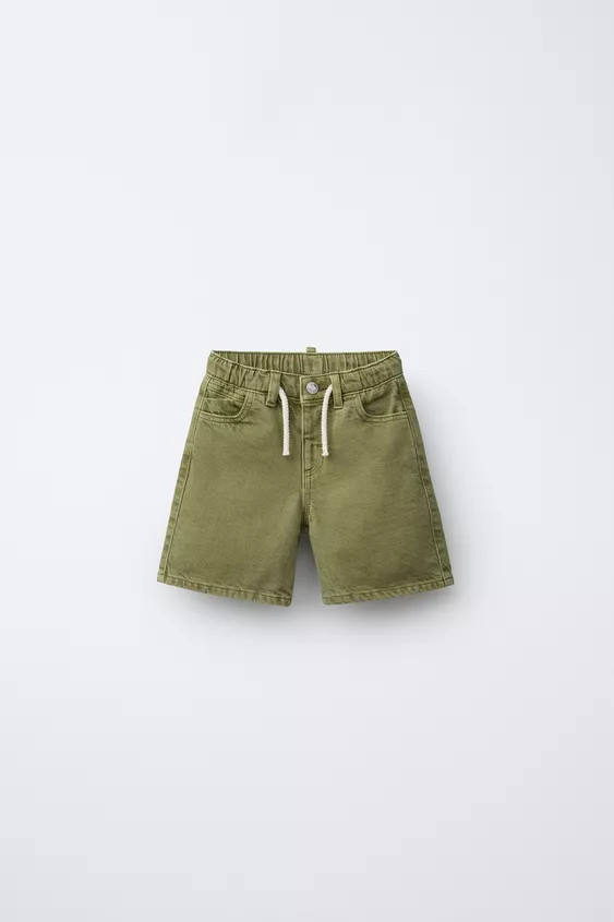 TWILL BERMUDA SHORTS WITH CHECK POCKETS | Zara UK