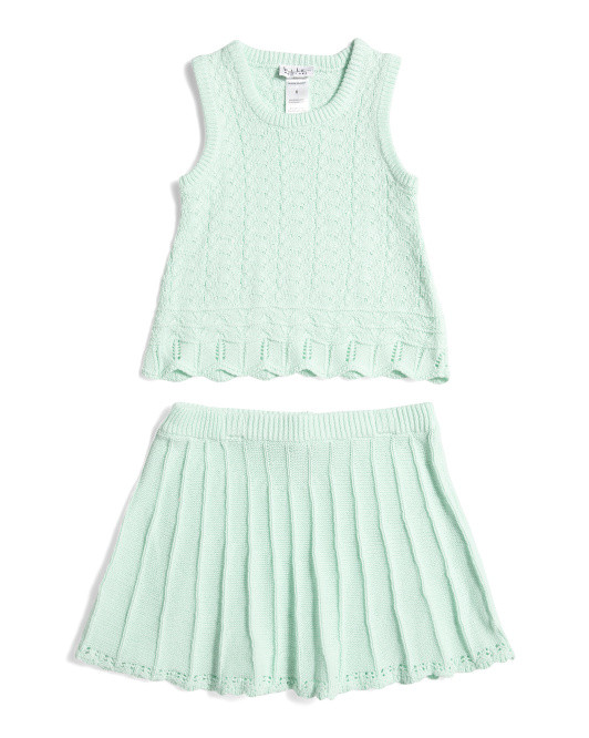 Little Girls 2pc Skirt Set | TJ Maxx