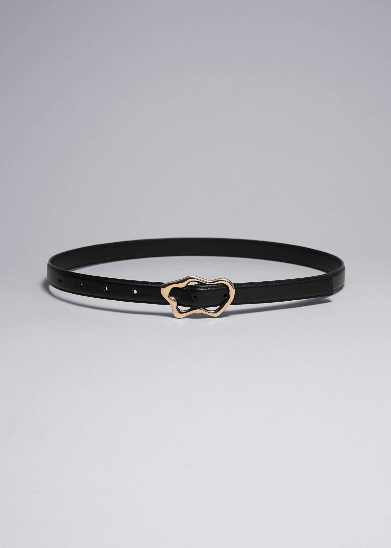 Sculpted Buckle Leather Belt | & Other Stories (EU + UK)