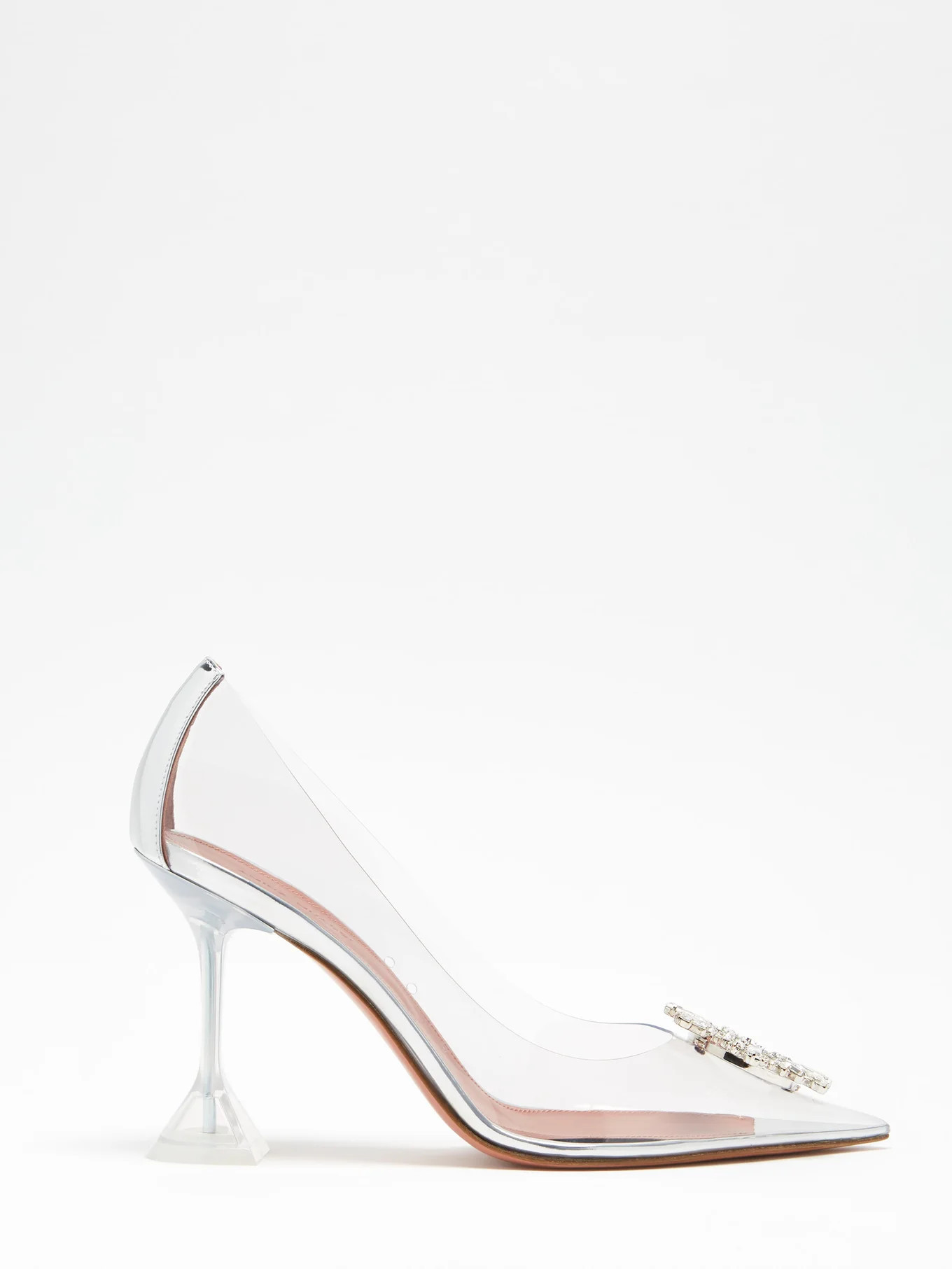 Begum crystal-embellished PVC pumps | Amina Muaddi | Matches (UK)