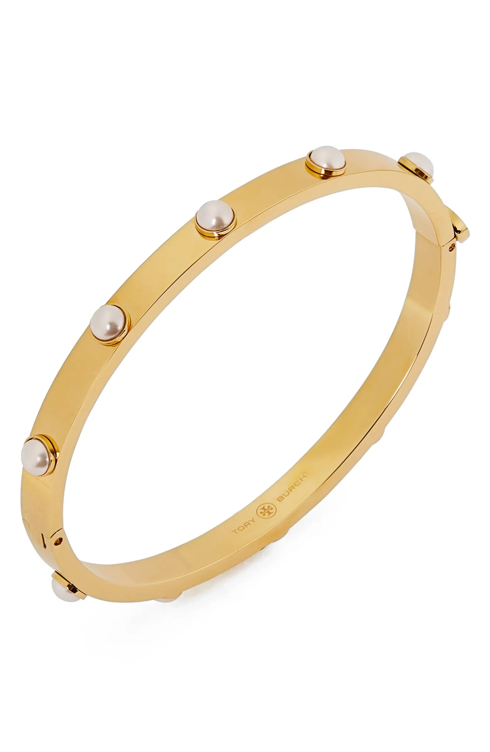 Tory Burch Miller Imitation Pearl Bangle | Nordstrom | Nordstrom