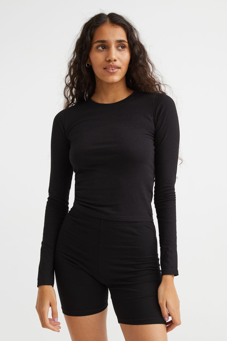 Short Jersey Top | H&M (US + CA)