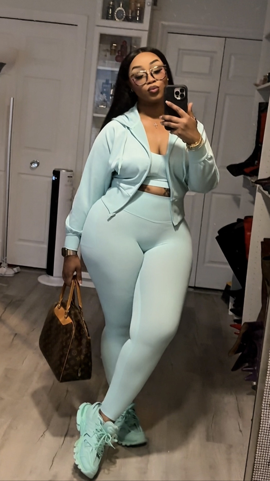 Hey Beauties 🩷 

I didn’t think this post would go as crazy as it has 😆 I was outside last night so no voiceover and due to the high demand, I can do an official recording of this outfit but just know it’s everything 😆😍🔥 And it’s on sale 🥰

Leggings Large
Jacket Small
Bra runs big!
Shoes Balenciaga but old

I’m 5’8 225 pounds for sizing reference

#LTKgrwm #LTKootd #LTKSaleAlert