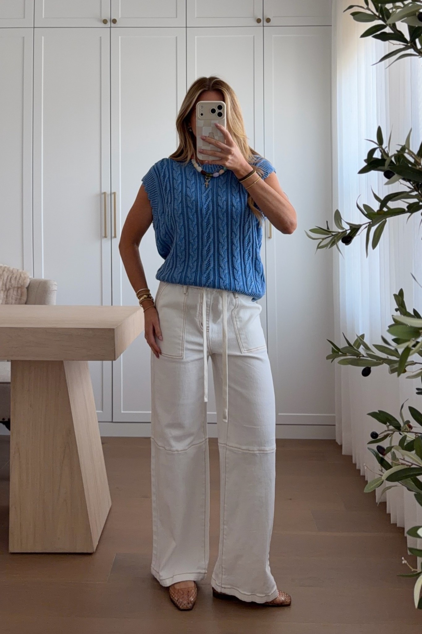 top: medium // pants:  sized up to a 2