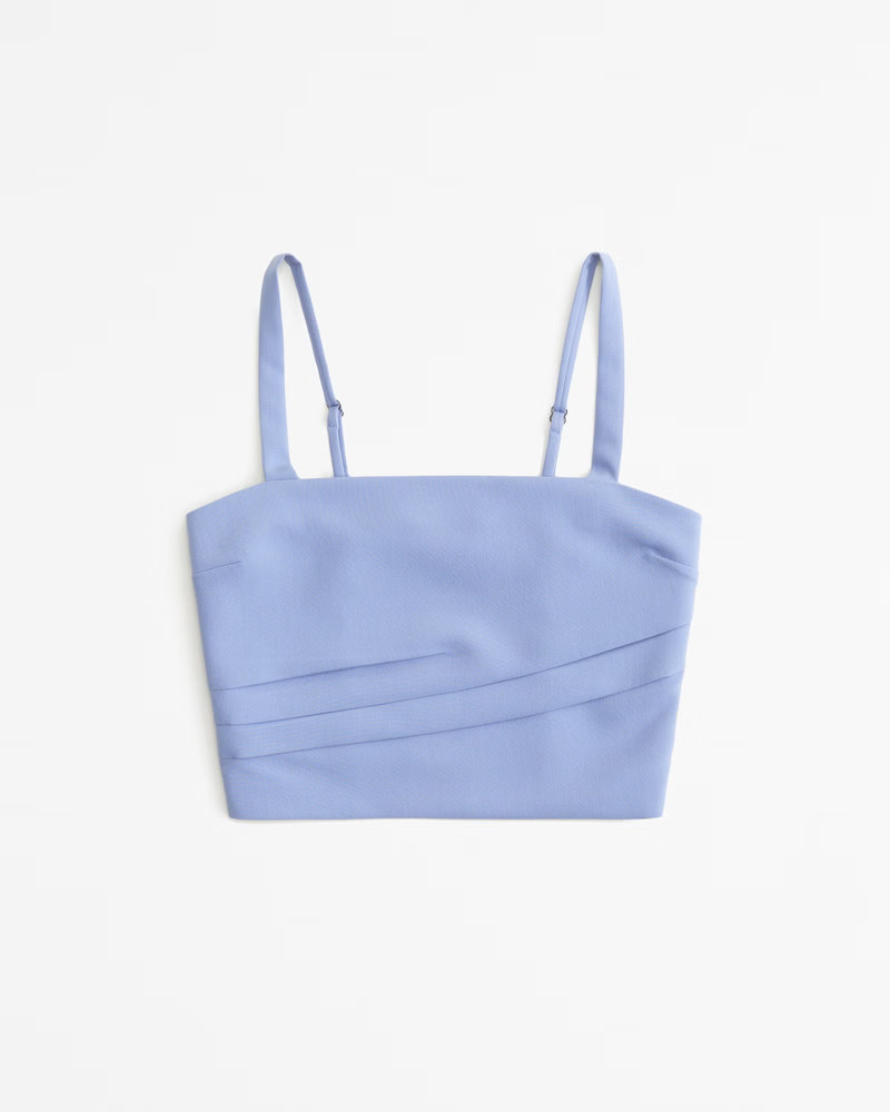 Women's Tailored Squareneck Set Top | Women's Clearance | Abercrombie.com | Abercrombie & Fitch (US)