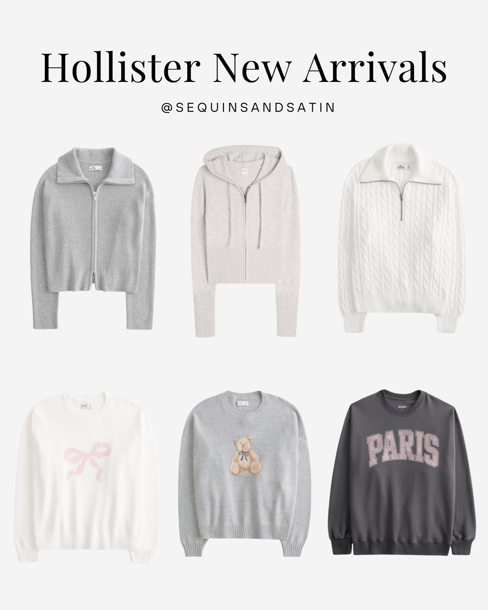 Cute Hollister new arrivals!🤍

Back To School Outfits / Back To School Clothes / Back To School Teen / Back To School Outfit Ideas / School Outfits / School Fits / School Clothes / High School Outfits / First Day Of School Outfits / Neutral fashion / neutral outfit /  Clean girl aesthetic / clean girl outfit / Pinterest aesthetic / Pinterest outfit / that girl outfit / that girl aesthetic / vanilla girl / college fashion / college outfits / college class outfits / college fits / college girl / college style / college essentials / amazon college outfits / back to college outfits / back to school college outfits / college tops / Fall outfits / fall fashion 2024 / fall outfits 2024 / fall outfits women / fall outfit inspo / fall outfit ideas / womens fall outfits / fall outfit inspirations / cute fall outfits / casual fall outfits / fall fashion 2024 / fall fashion trends / womens fall fashion / edgy fall fashion / Hollister / Hollister clothes / cute sweaters 

#LTKSeasonal #LTKBacktoSchool #LTKFindsUnder100