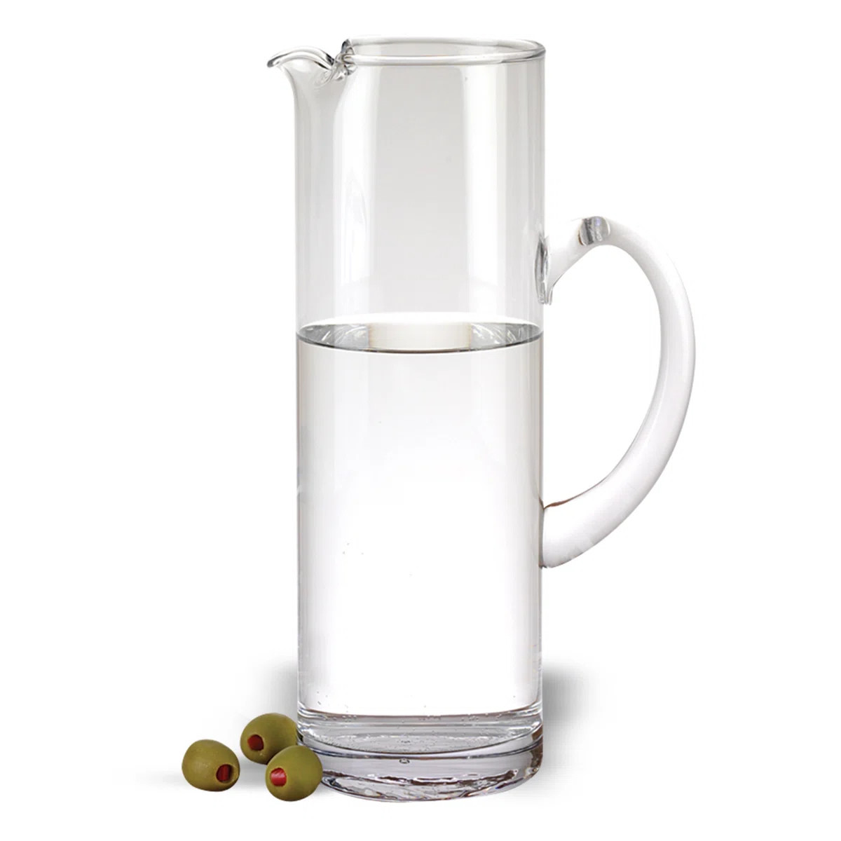 Clear Mouth Blown Lead Free Crystal Glass Pitcher | Wayfair North America