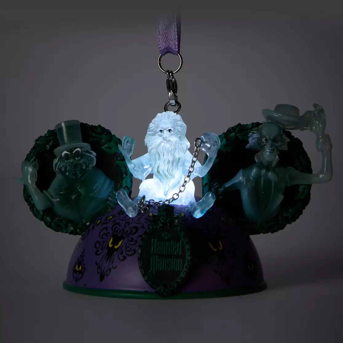 Hitchhiking Ghosts Light-Up Ear Hat Ornament – The Haunted Mansion | Disney Store