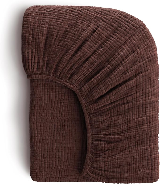 Muslin Crib Sheets, 100% Organic Cotton, Breathable and Ultra-Soft, Standard Crib Sheet Mattress ... | Amazon (US)