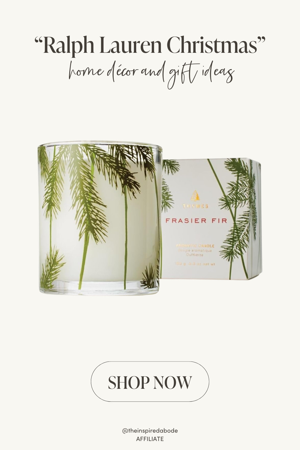 It’s not Christmas without the Frasier Fir candle: the official scent of the season. 

 #LTKGiftGuide #LTKHoliday #LTKHome