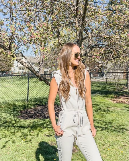 The best quality super cute white denim jumpsuit! You could dress this up or down. Comes in several other colors. TTS. I’m wearing size small. 

Travel fit ~ summer outfit ~ jumpsuit ~ sleeveless jumpsuit ~ denim jumpsuit ~ summer ~ concert outfit ~ bridal shower look 

#LTKStyleTip #LTKTravel #LTKWorkwear