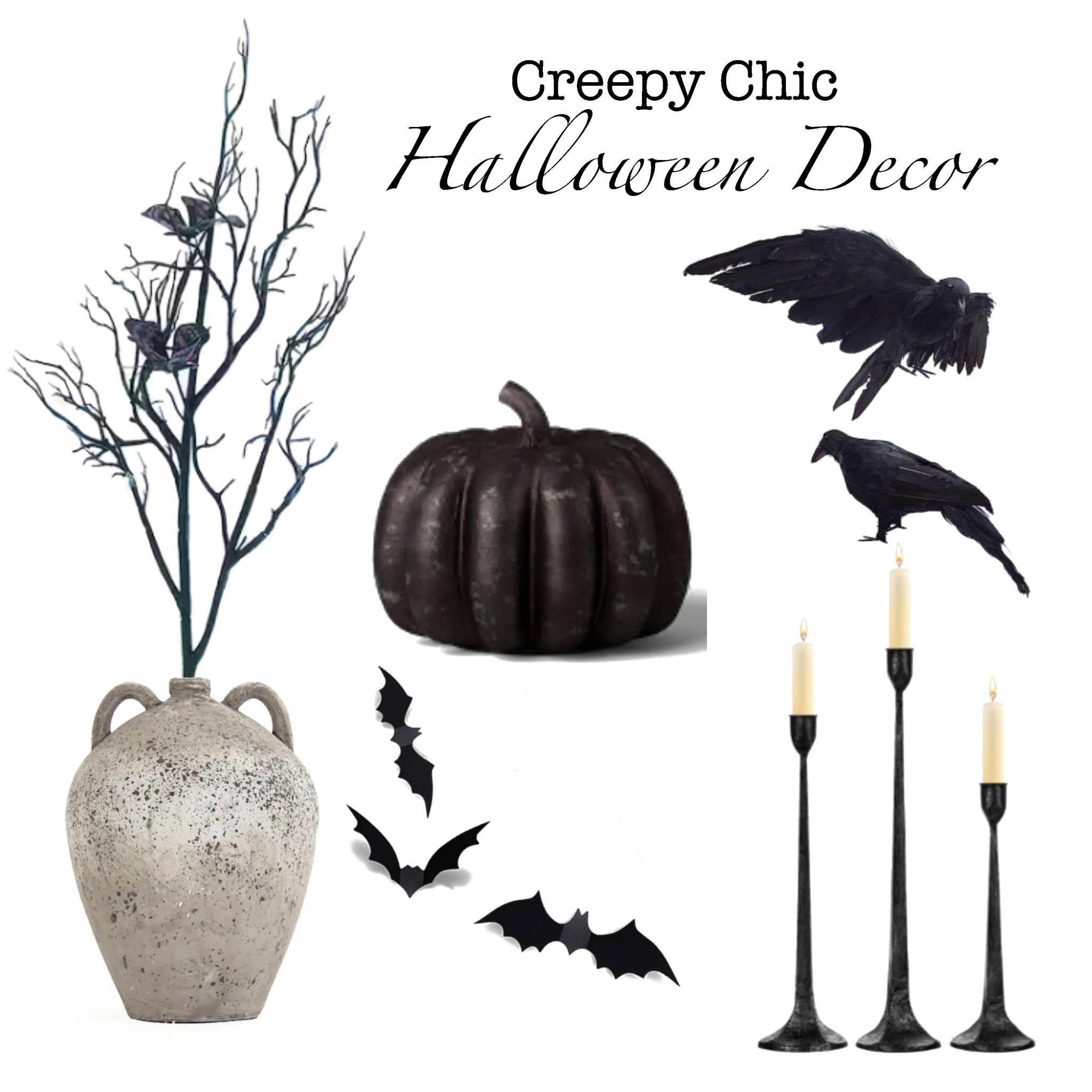 Creepy Chic Halloween decor for a minimal look. #minimalhalloween #chichalloweendecor #halloweendecor

#LTKstyletip #LTKHalloween #LTKhome