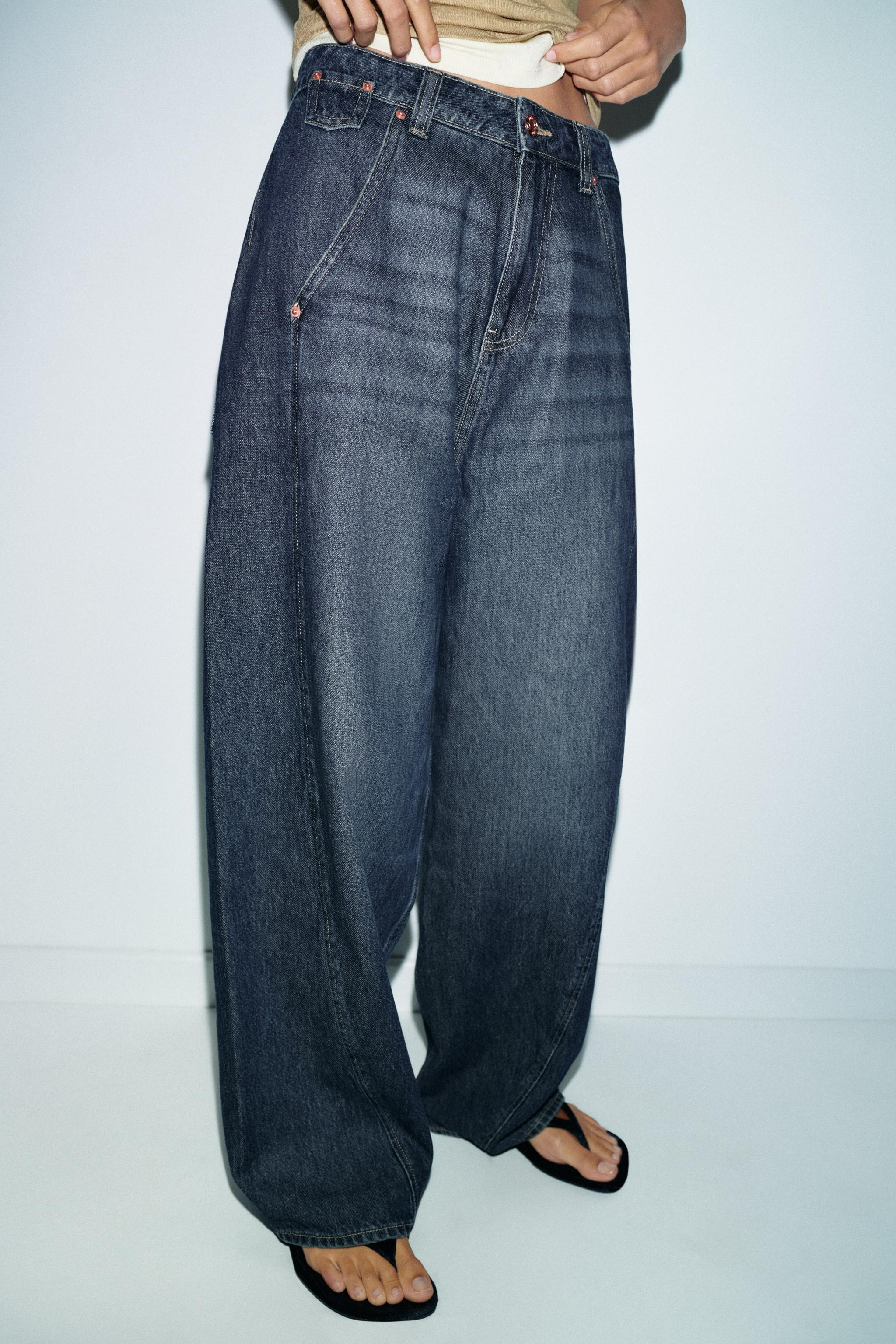 JEANS Z1975 BALLOON MIT NÄHTEN | Zara US