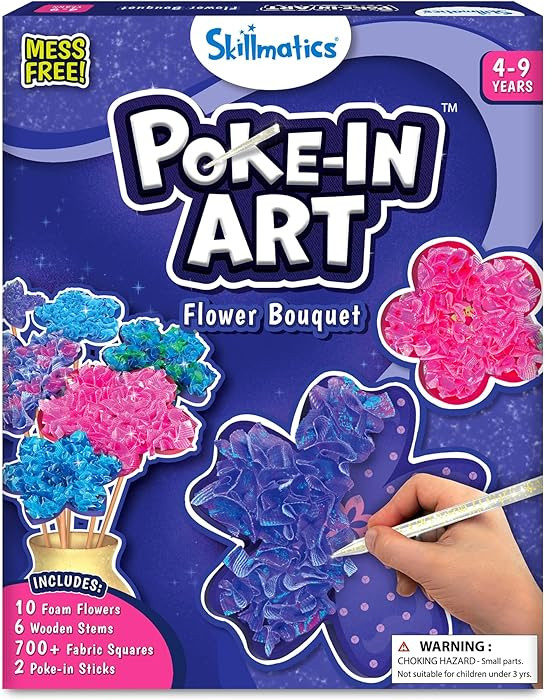 Skillmatics Poke-in Art Flower Bouquet DIY Wood Craft Kits | Amazon (US)