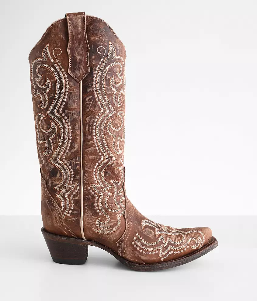 by Corral Leather Western Boot | Buckle