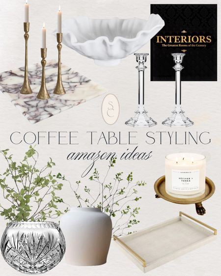 Amazon coffee table styling and decor ideas!

#LTKHome #LTKFindsUnder50 #LTKStyleTip