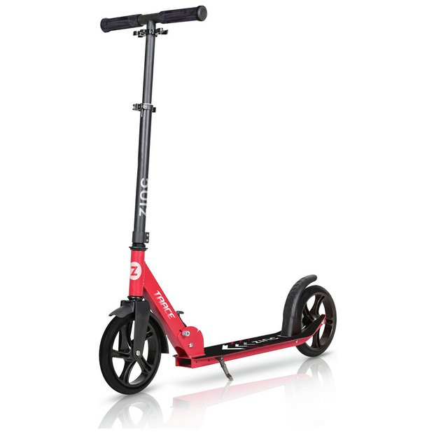 Buy Zinc Trace Foldable Big Wheel Scooter - Red | Kids scooters | Argos | argos.co.uk