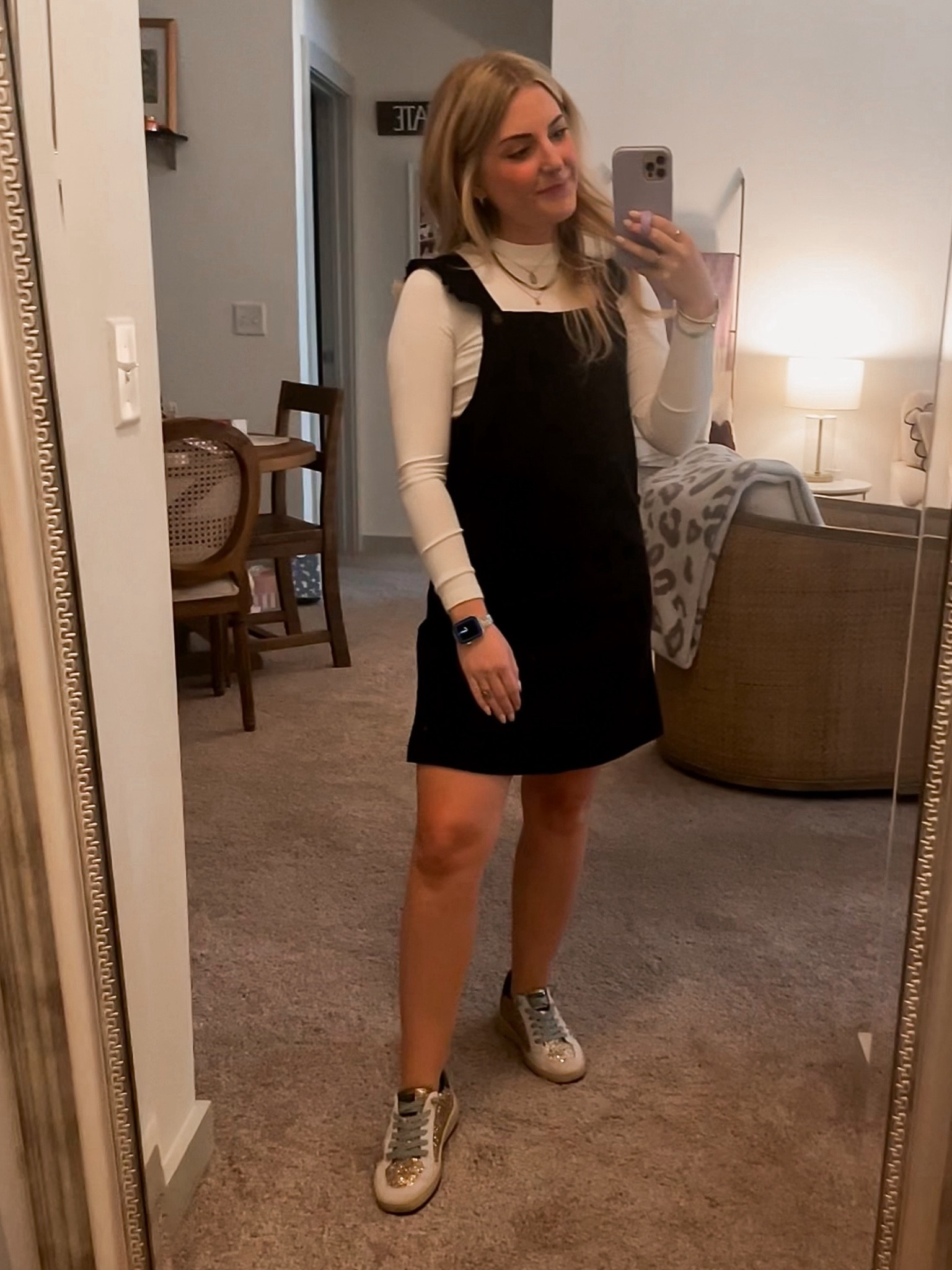 a fun & playful dress perfect for a Saturday birthday party 🥳

dress: size xs, black
shirt: size xs, white
shoes: size 5.5 (this is the Vintage Havana Kristen in gold — I can’t find it anywhere online, so sharing similar)

#LTKfindsunder50 #LTKparties #LTKshoecrush