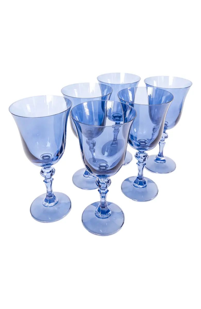 Estelle Colored Glass Set of 6 Regal Goblets | Nordstrom | Nordstrom