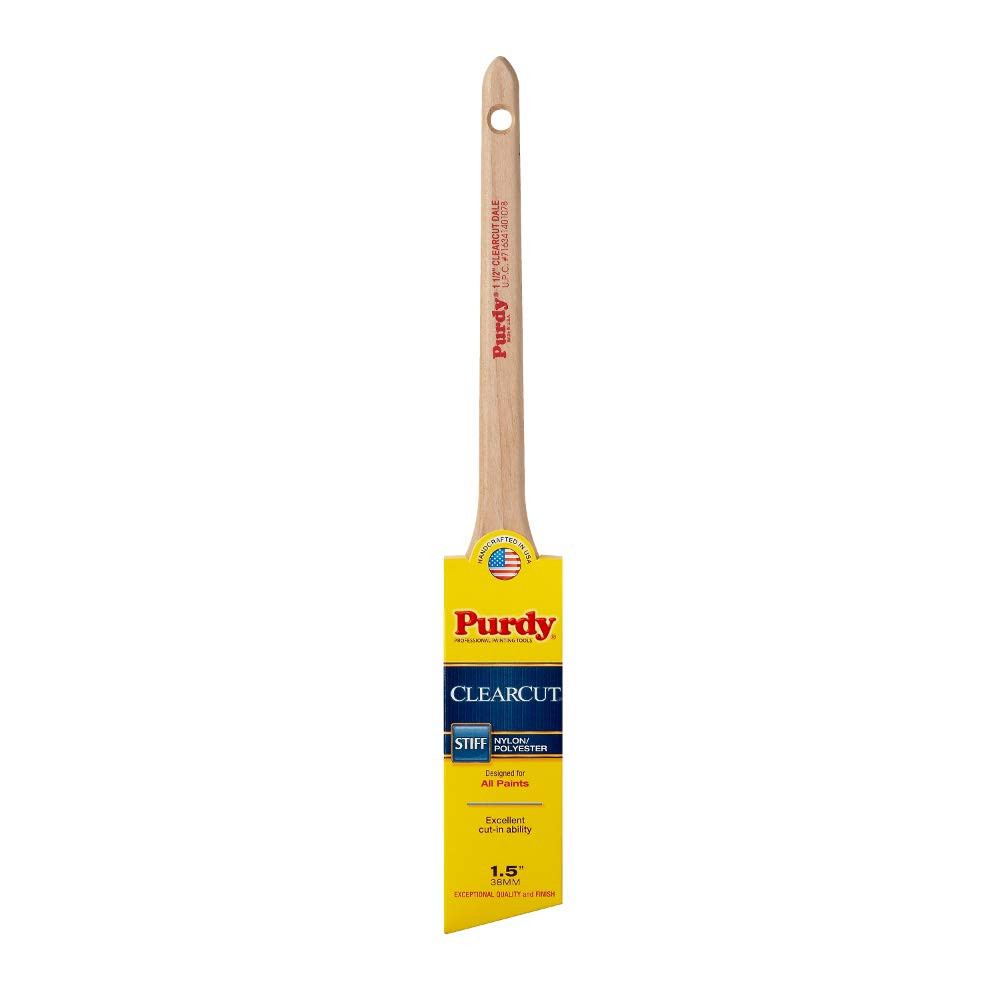 Purdy 144080115 Clearcut Series Dale Angular Trim Paint Brush, 1-1/2 inch, Natural | Amazon (US)