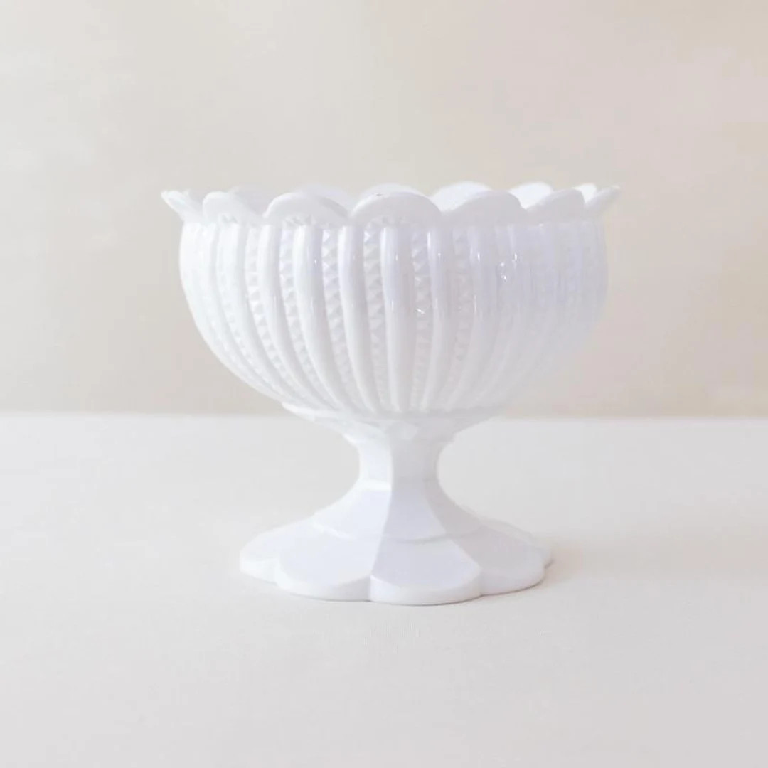 White Lace Chalice Plastic Compote - Etsy | Etsy (US)
