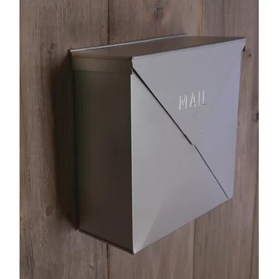 Chicago Industrial Style Wall Mounted Mailbox | Wayfair North America
