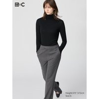 Uniqlo - Heattech Extra Warm Cashmere Blend Turtleneck T-shirt - Black | UNIQLO (UK)