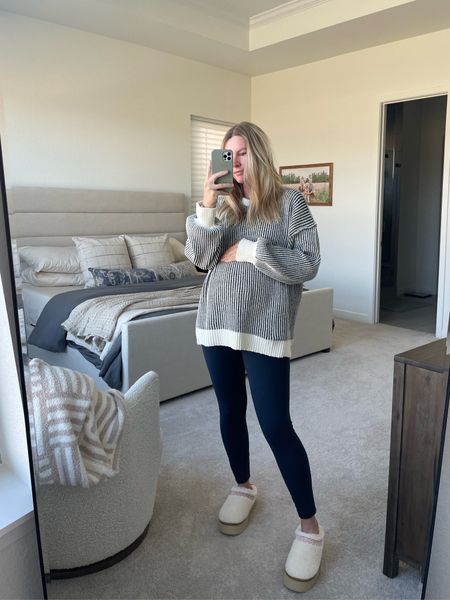 Cozy Amazon Sweater - bump friendly

Black Sweater Size: medium 
Maternity Navy Leggings Size: small 

#LTKbump #LTKstyletip #LTKSeasonal