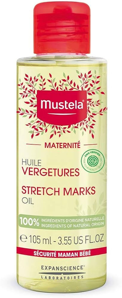Mustela Maternity Stretch Marks Oil - with Natural Avocado, Maracuja & Sunflower Oil - EWG Verifi... | Amazon (US)