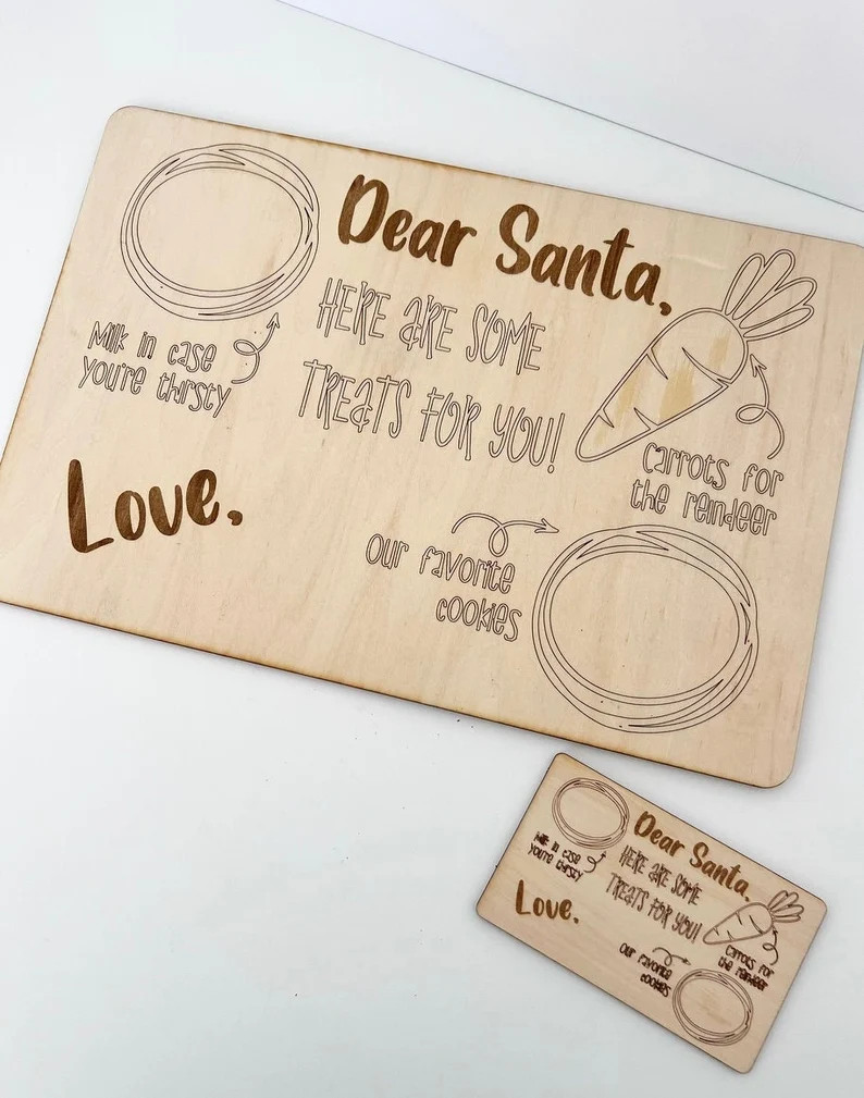 Large Santa Board - Etsy | Etsy (US)