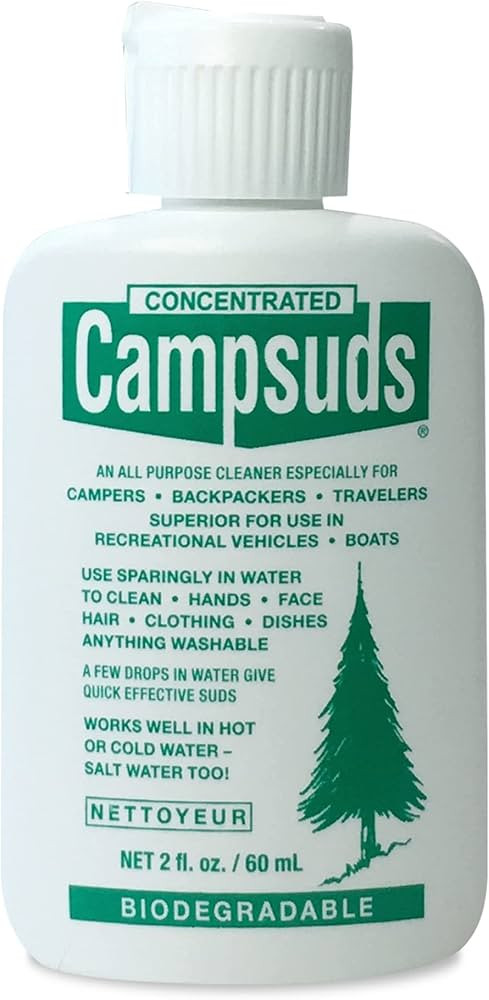 CONCENTRATED CAMPSUDS Outdoor Soap - Environmentally Conscious Camping Soap - Hiking & Camping Su... | Amazon (US)