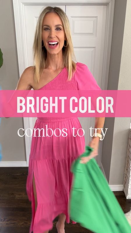 Bright and bold color combinations to try! I love pairing bright colors together, and I hope this video will inspire you to do the same! Try green pants and a blue top. What about pink jeans and a yellow sweater? Or pink shorts and an orange top?! The options are endless! 

#LTKunder50 #LTKunder100 #LTKstyletip