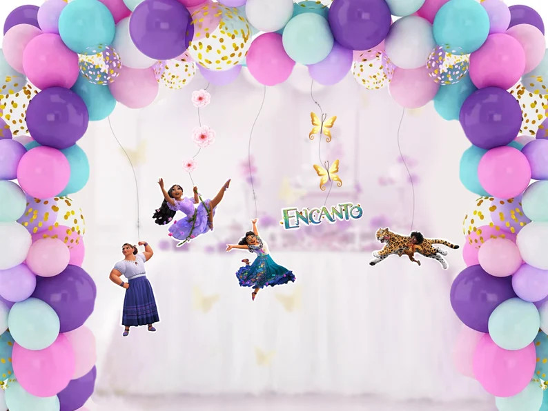 Encanto Hanging Birthday Party Balloon Characters Double | Etsy | Etsy (US)