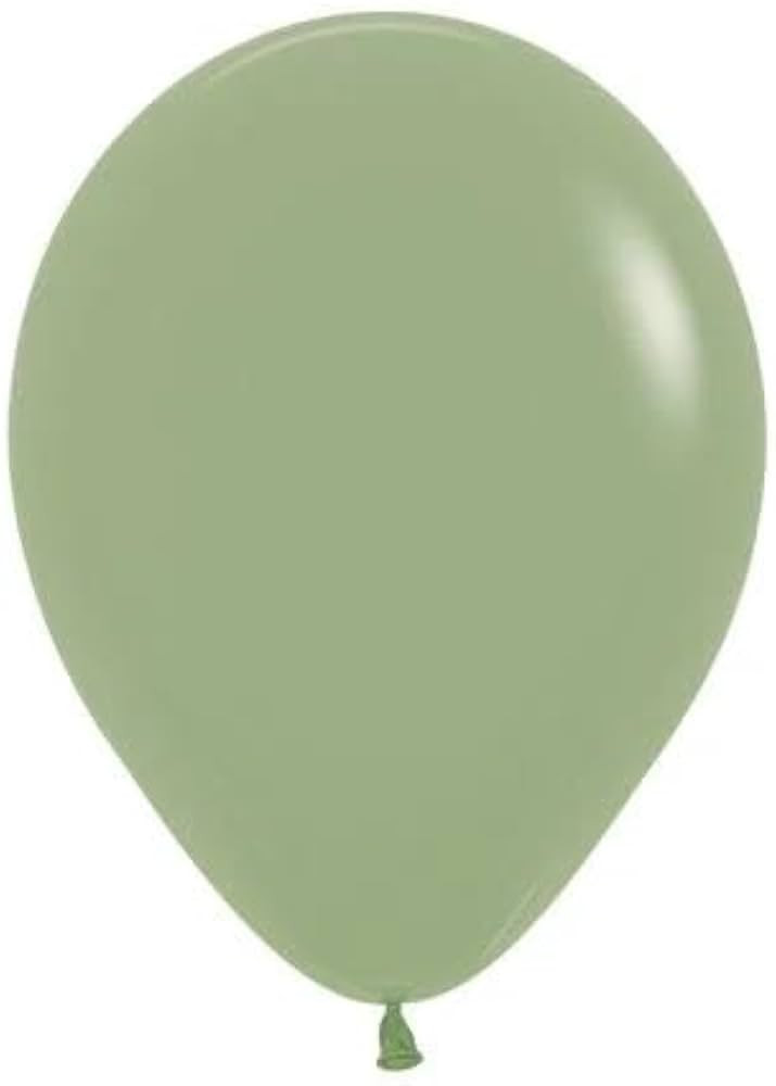 05" Fashion Eucalyptus Sempertex Balloons (50 Count) (Eucalyptus) | Amazon (US)
