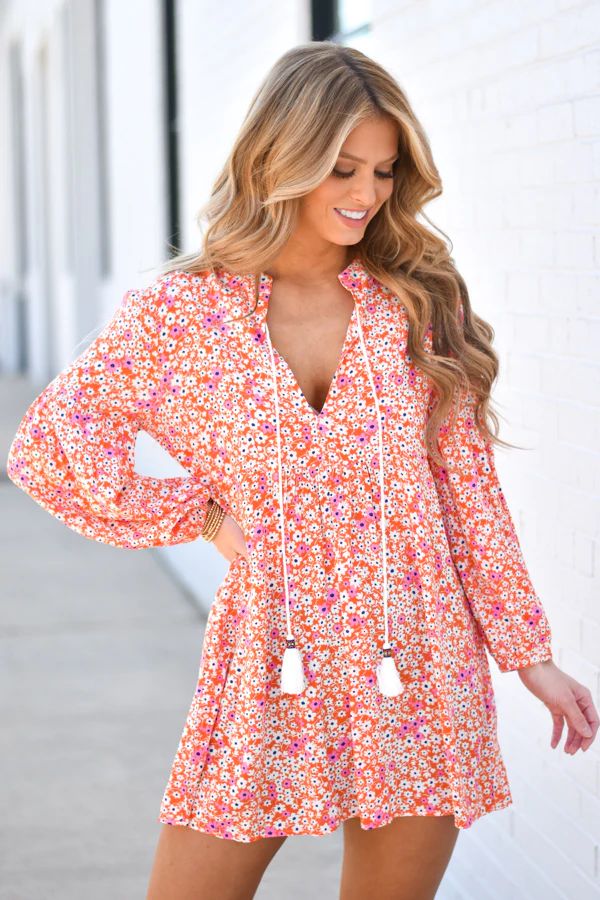 Days Like This Dress - Coral Floral | The Impeccable Pig