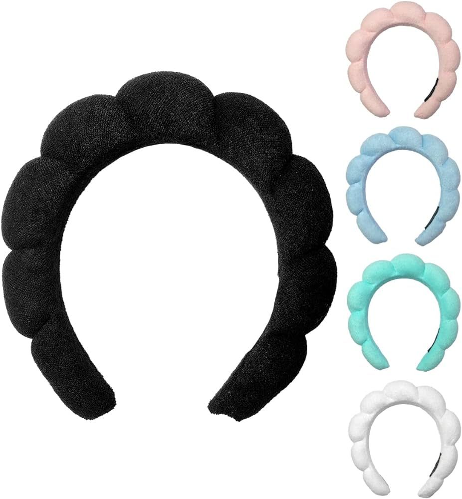 DQLO Spa Headband for Women,Spa Headband, Makeup Headband for Washing Face,Cute Hair Band for Sho... | Amazon (US)