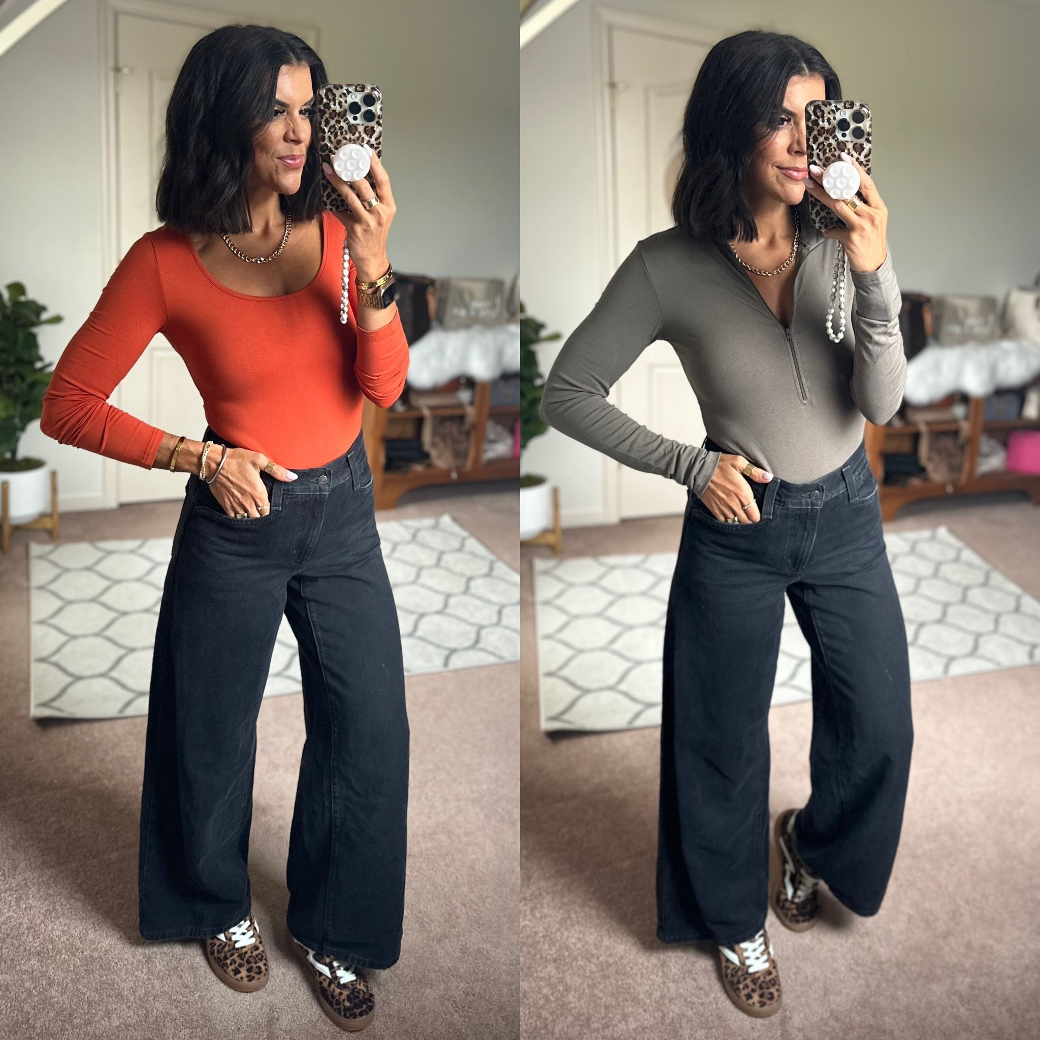 Size small in bodysuits Size 26 in jeans Sneakers fit tts

#LTKFindsUnder100 #LTKSeasonal